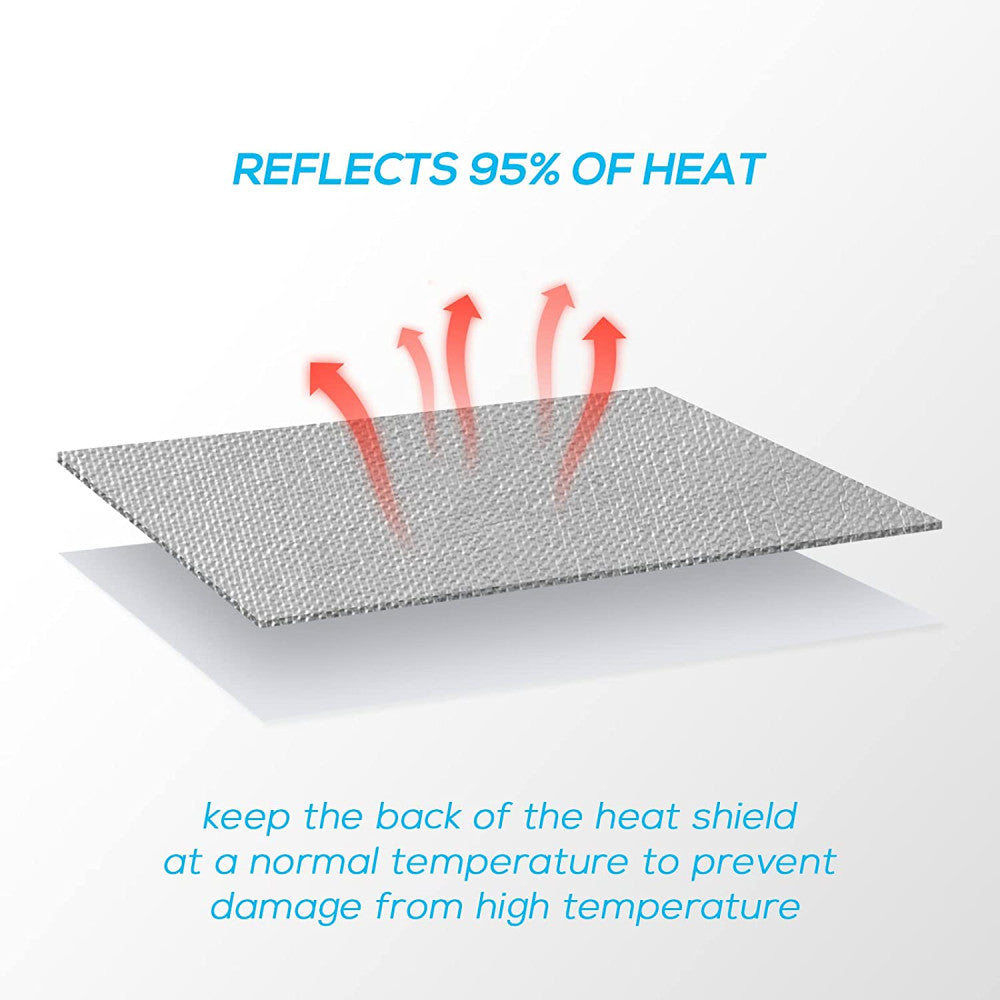 AFTERBURNER Heat Shield 12 x 12 Inch Adhesive Backed Pack#ABE00531
