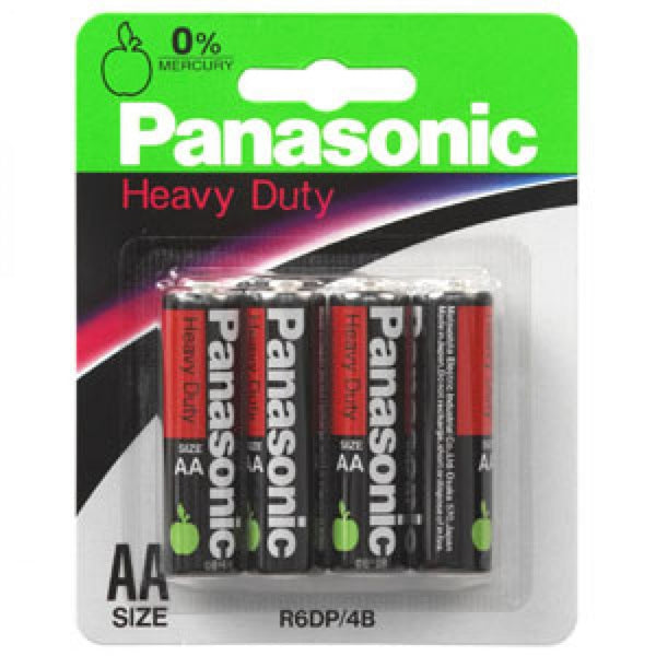 Panasonic Aa Battery Heavy Duty (4Pk)