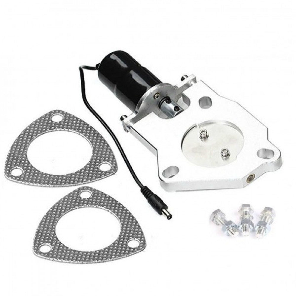 Electric Exhaust Cutout Y-Pipe-Remote Control Muffler Pair 2 1/2" #2304H