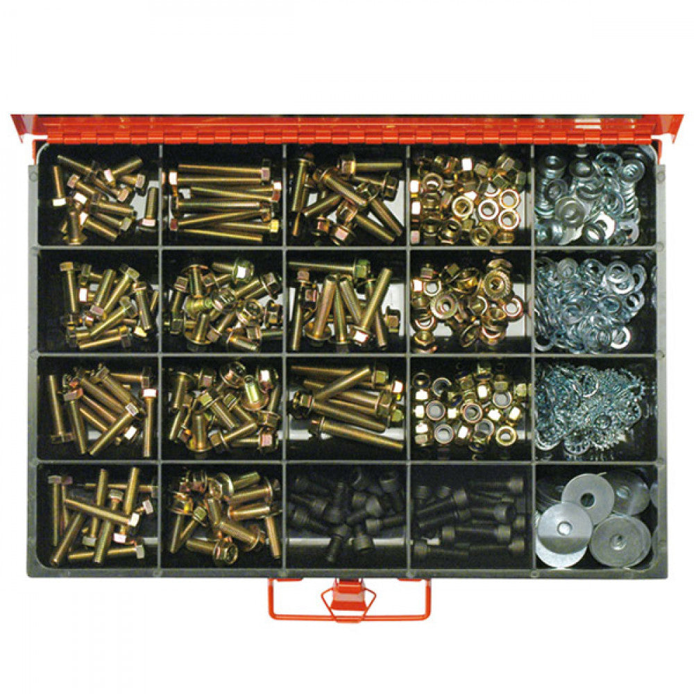 Champion Master Kit 520Pc 8mm Bolt & Nut Asst Gr8.