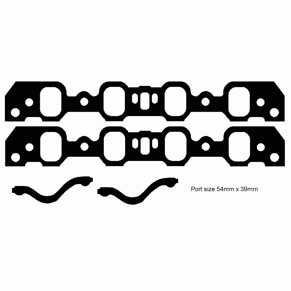Manifold Inlet Gasket Set FORD 302-351C #HA295