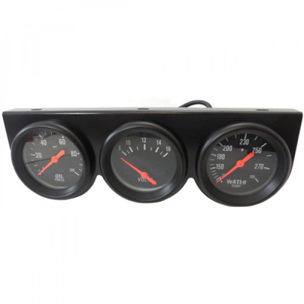 RPC Triple Mechanical Gauge Kit 2" Gauges #5750BK