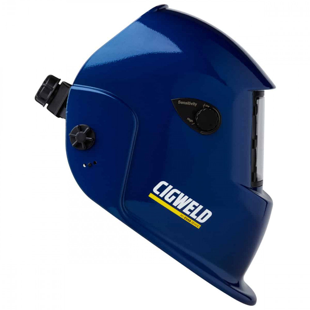 CIGWELD WeldSkill Auto Darkening Helmet – Blue