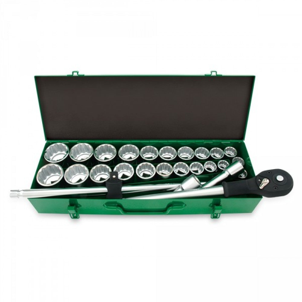 Toptul 3/4” Drive Socket Set 26 Pieces Metric/AF