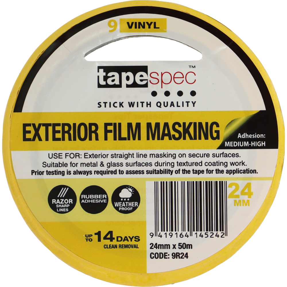 Versatile Vinyl Exterior UPVC Tape 24mm x 50m 9R24