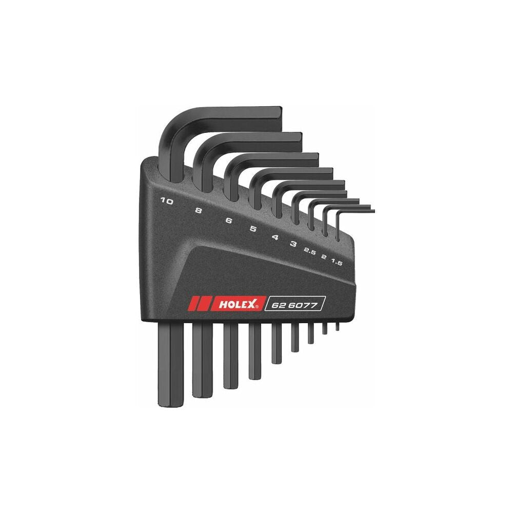 HOLEX HEX Key Set, STD MET 1.5mm - 10.0mm