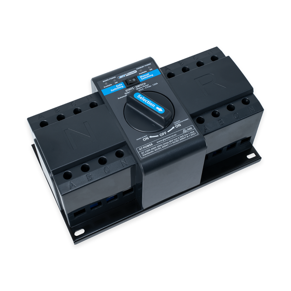 Dual Function ATS Switch - 125A 4 Pole