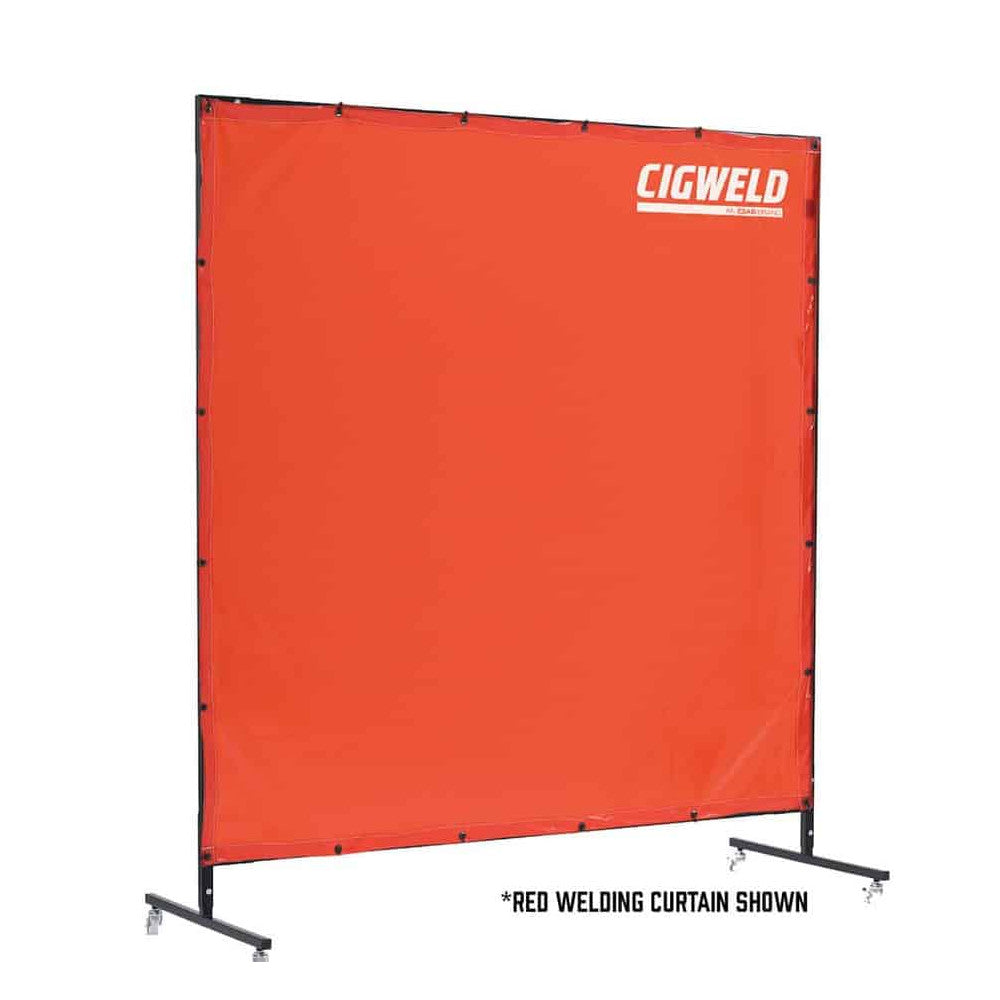 CIGWELD WELDING CURTAIN 1.74 x 1.74mtr RED