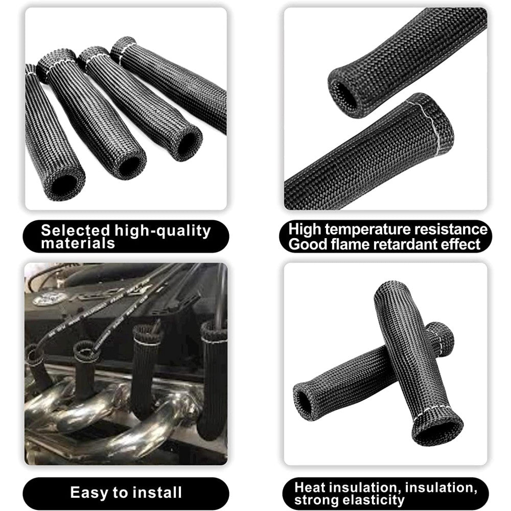 AFTERBURNER Heat Shield Thermal Protection Insulator Sleeve-Pack Of 8#ABE26241