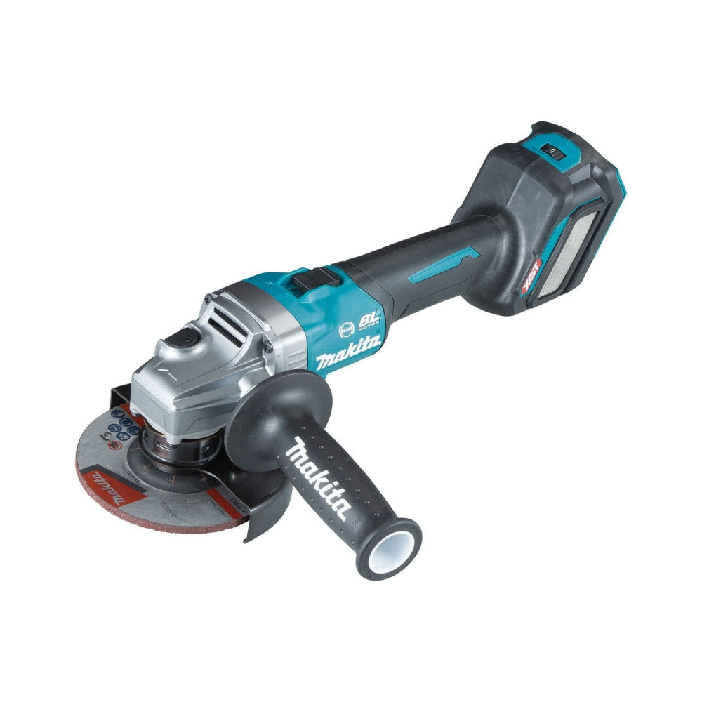 Makita 40Vmax XGT B/less 125mm (5") V/ Speed S/switch Angle Grinder - BARE TOOL
