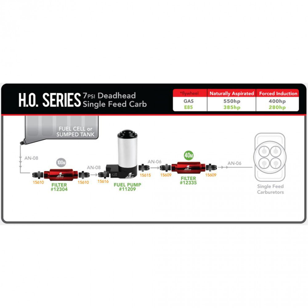 Aeromotive Fuel Pump Electric, T-Style, 7-PSI, ORB-08#AER11219