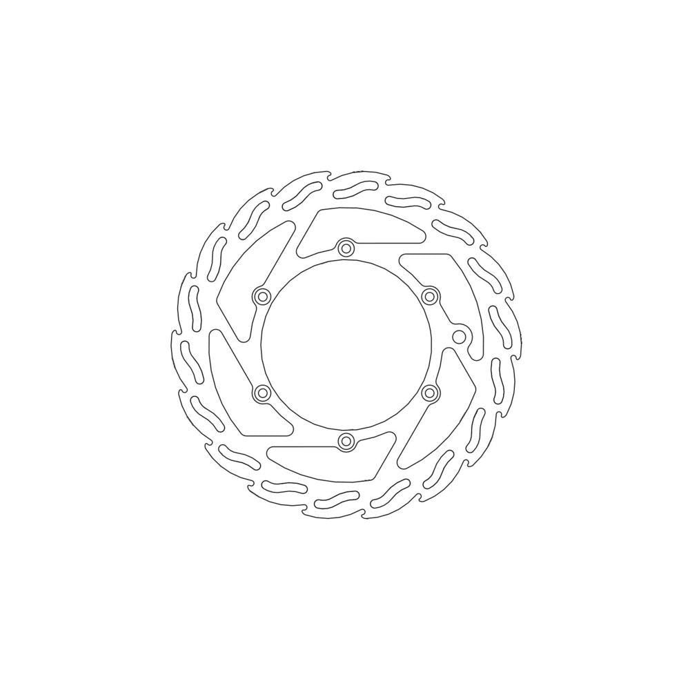 Brake Disc Front Moto Master Flame Gas Gas Husaberg Husqvarna KTM