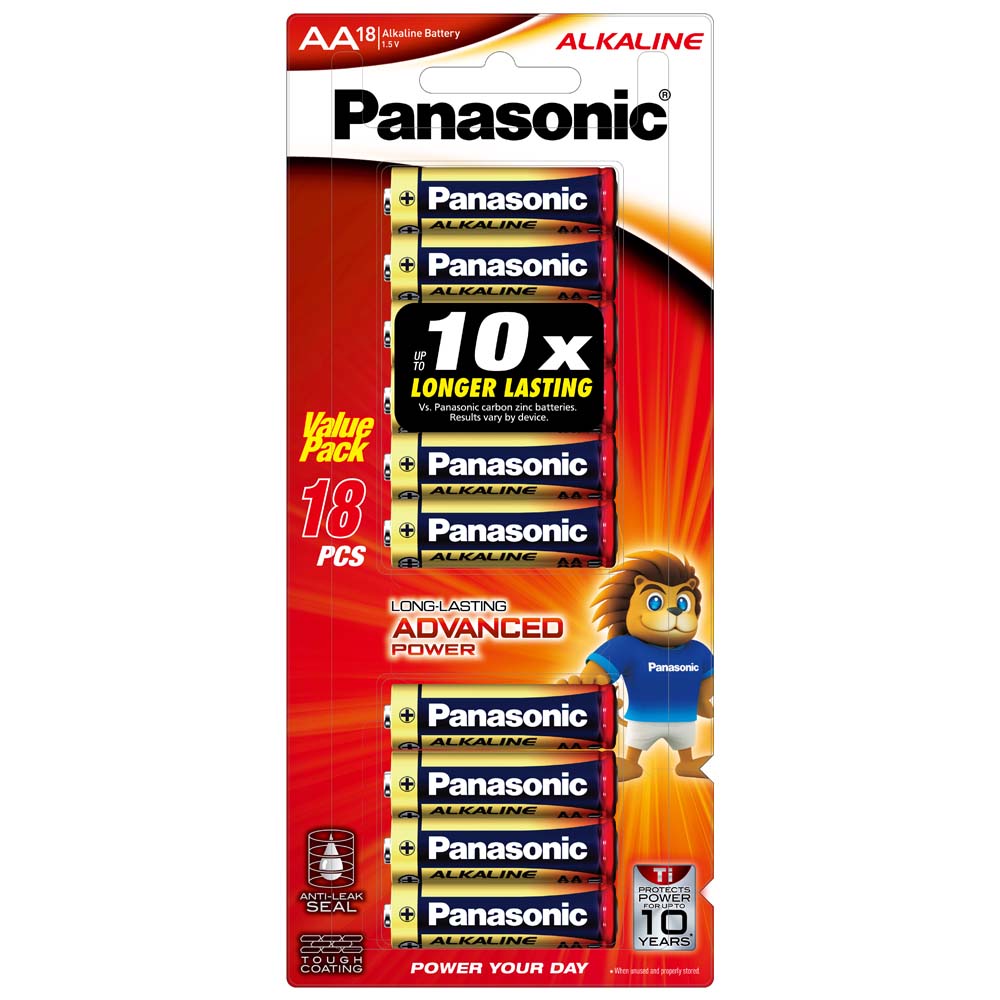 Panasonic Aa Battery Alkaline (18Pk)