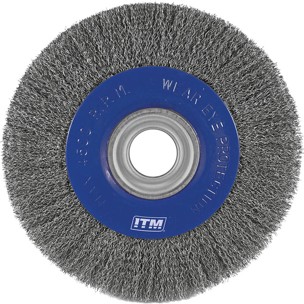 Itm Crimp Wire Wheel Brush Stainless Steel 150 x 1