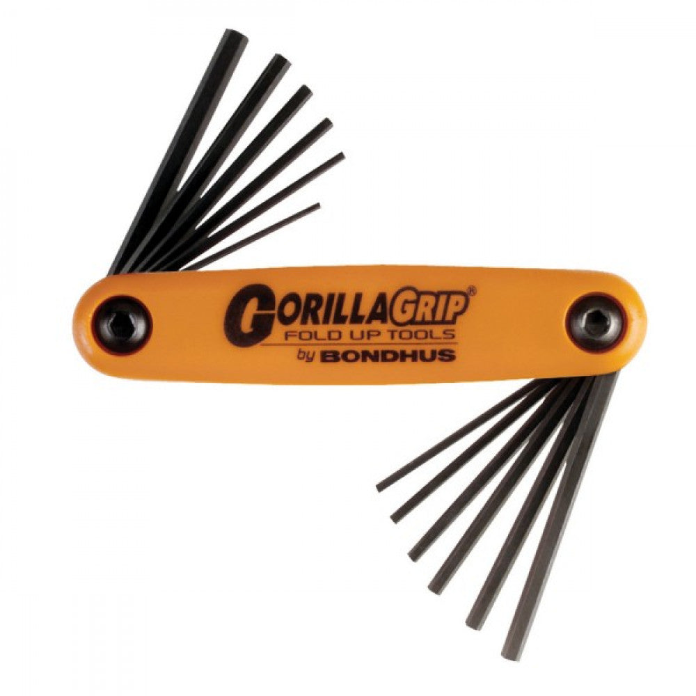12 Pce Bondhus Gorillagrip Fold Up Hex Key Set