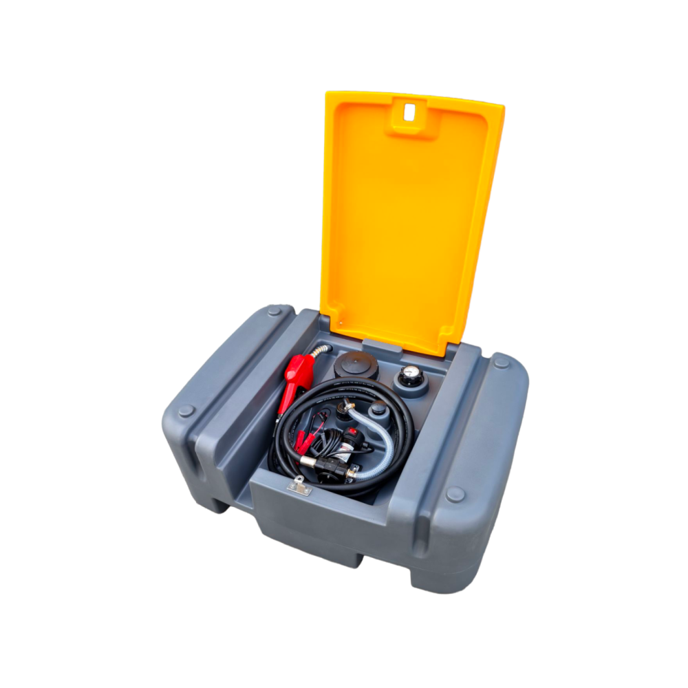 BE Diesel Tank Cube 210L With 12v Pump 40lpm
