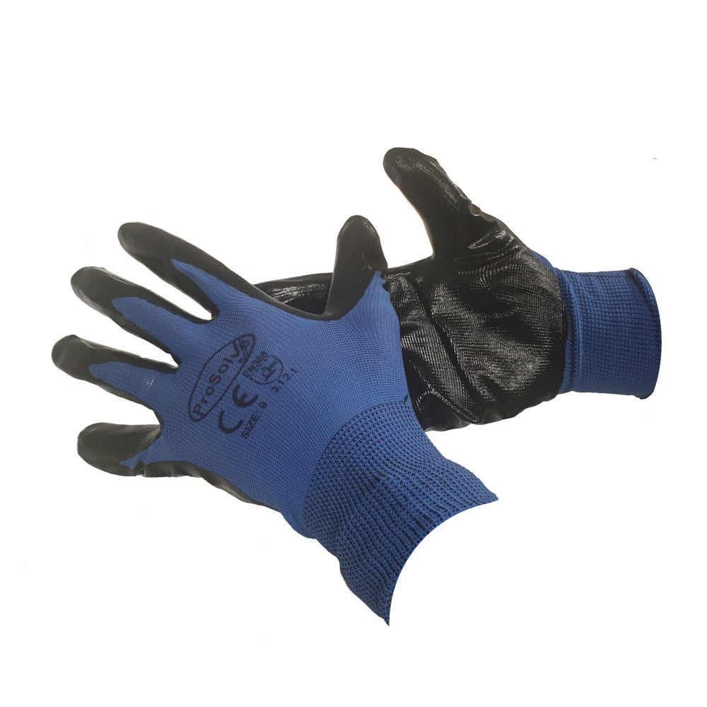 Prosolveâ„¢ Supergrip Anti-Slip Nitrile Gloves - 12 Prs
