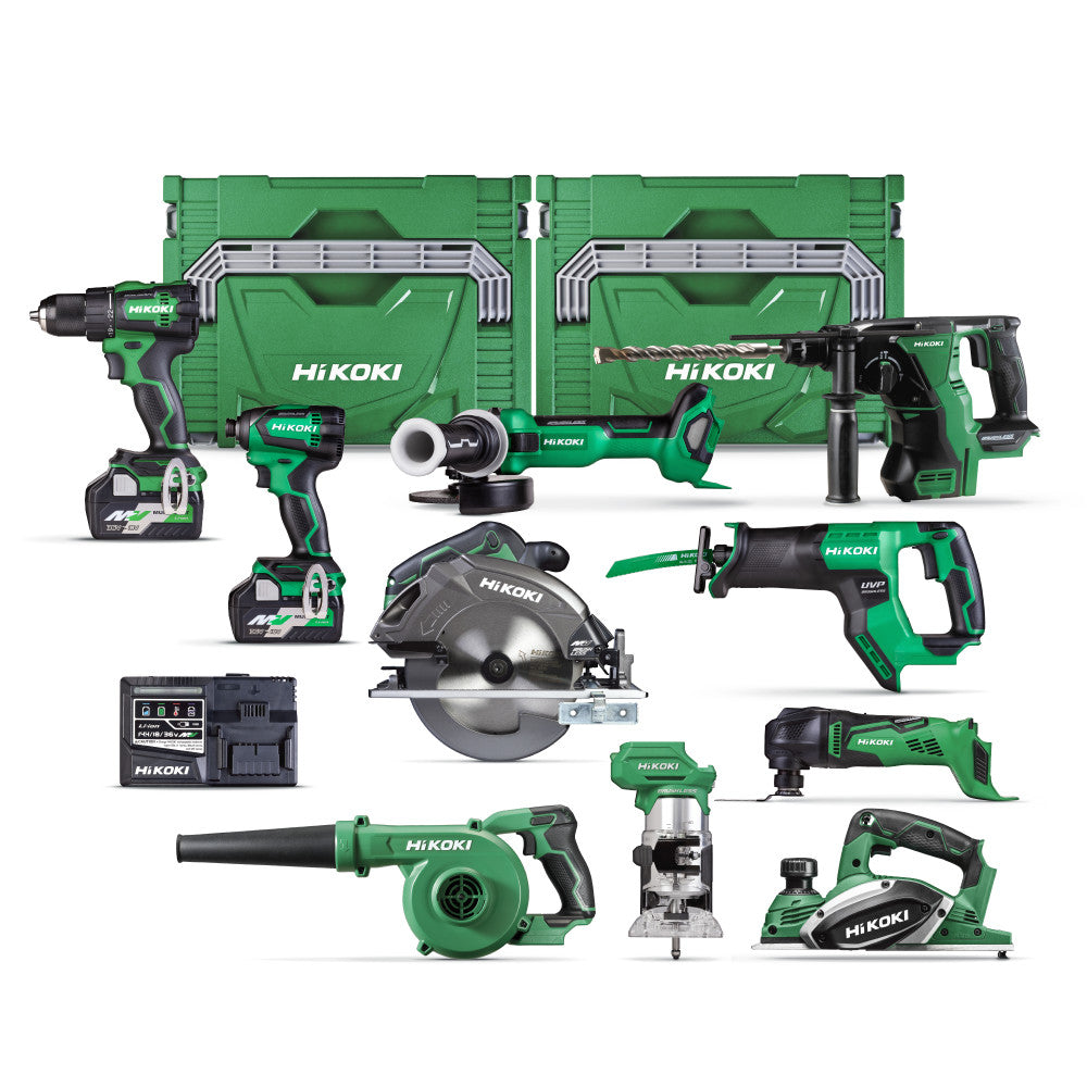 HiKOKI 36V/18V Multi Volt 10-Tool Kit
