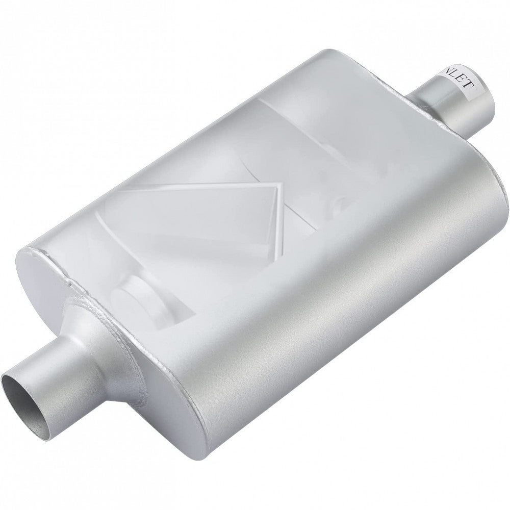 AFTERBURNER Universal Two Chamber 2.25 Centre In- Centre Out Muffler#ABE42440