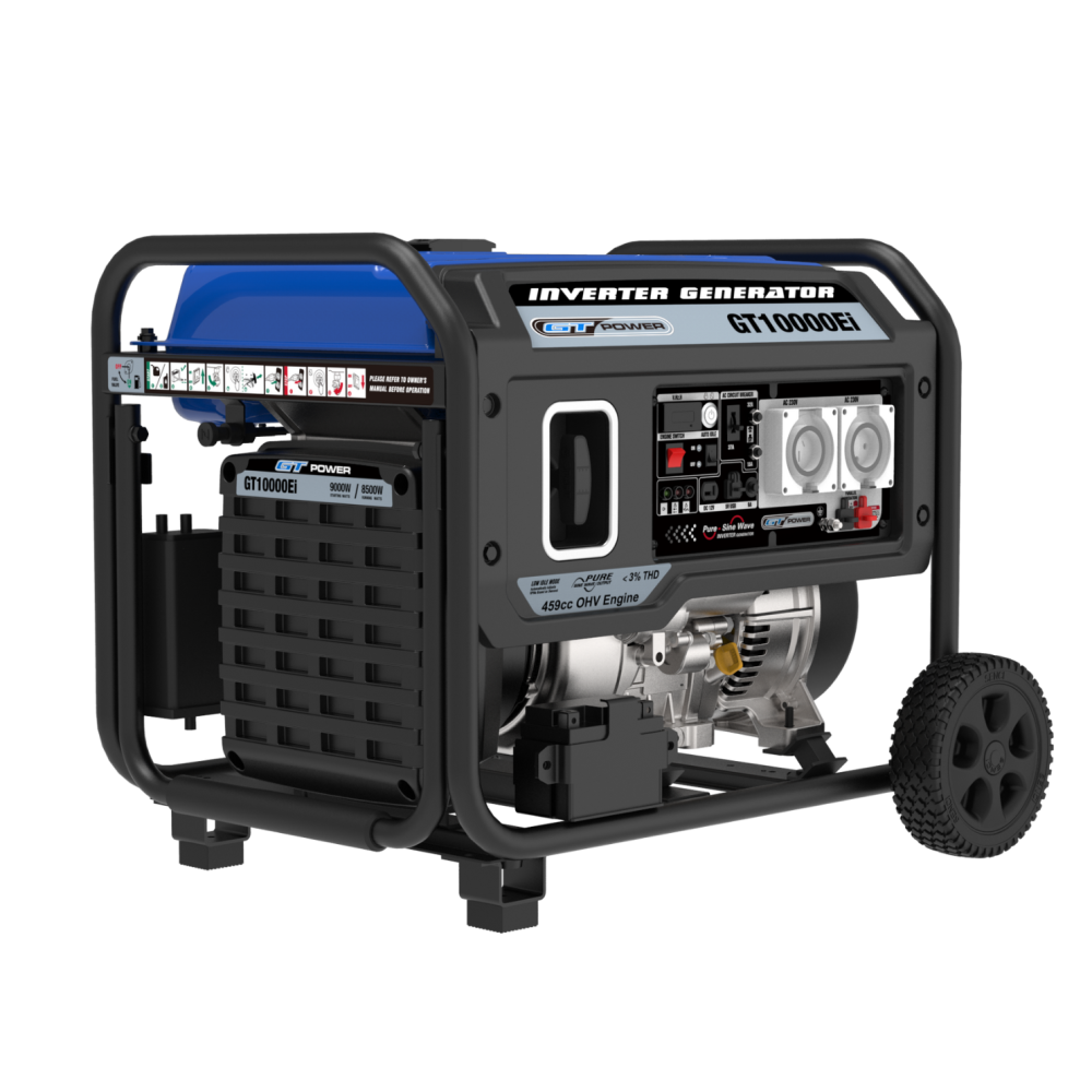 GT Power 10000W Electric Start Open Frame Generator