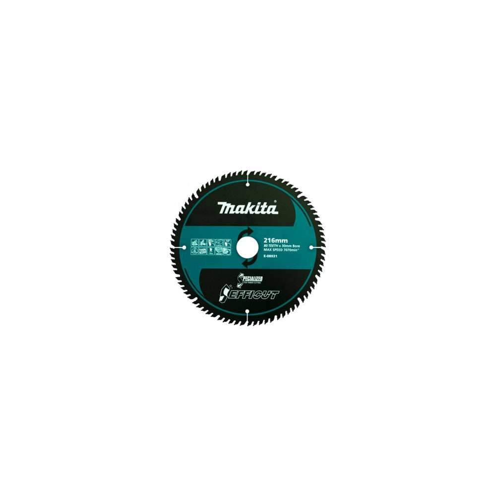 Makita Efficut Saw Blade Wood 216x30mm 80T LS002G