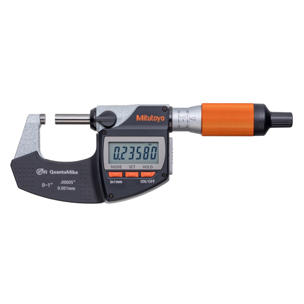 Mitutoyo MDE Quantumike Micrometers 0-1"/25mm IP65