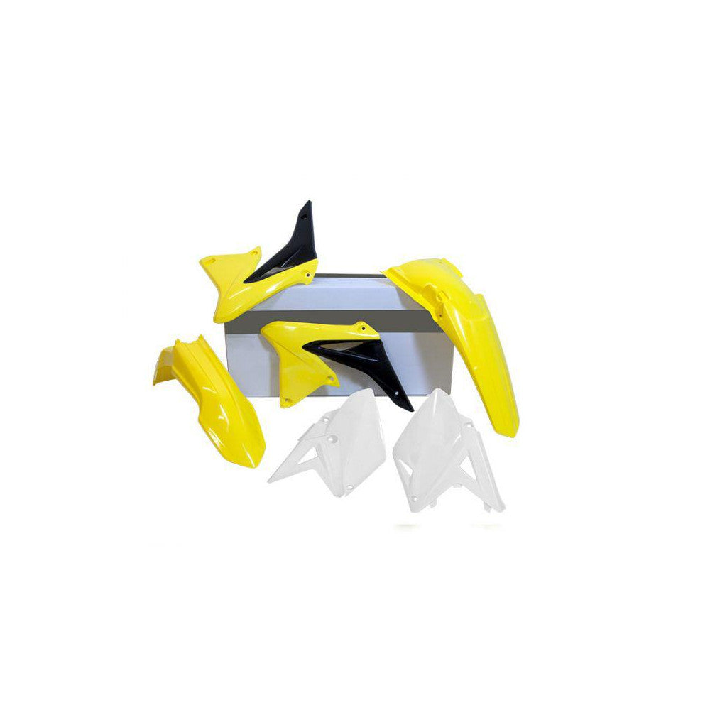 Rtech Plastics Kit Suzuki Rmx450 10-19 Yellow/Black