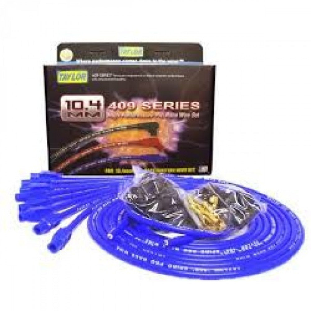 Taylor HT Ignition Leads BLUE 10.4mm Straight #79655