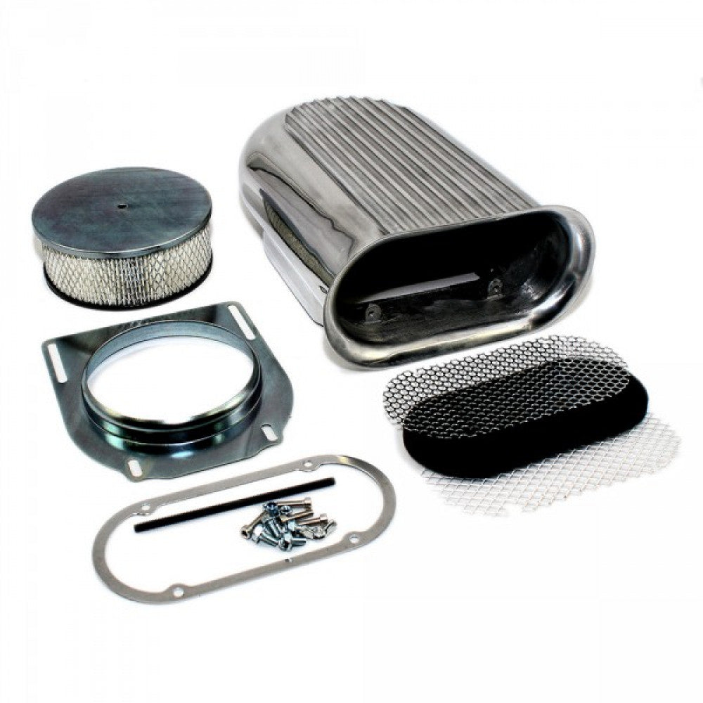 RPC Hilborne Style Bonnet Scoop Polished Finned #5247