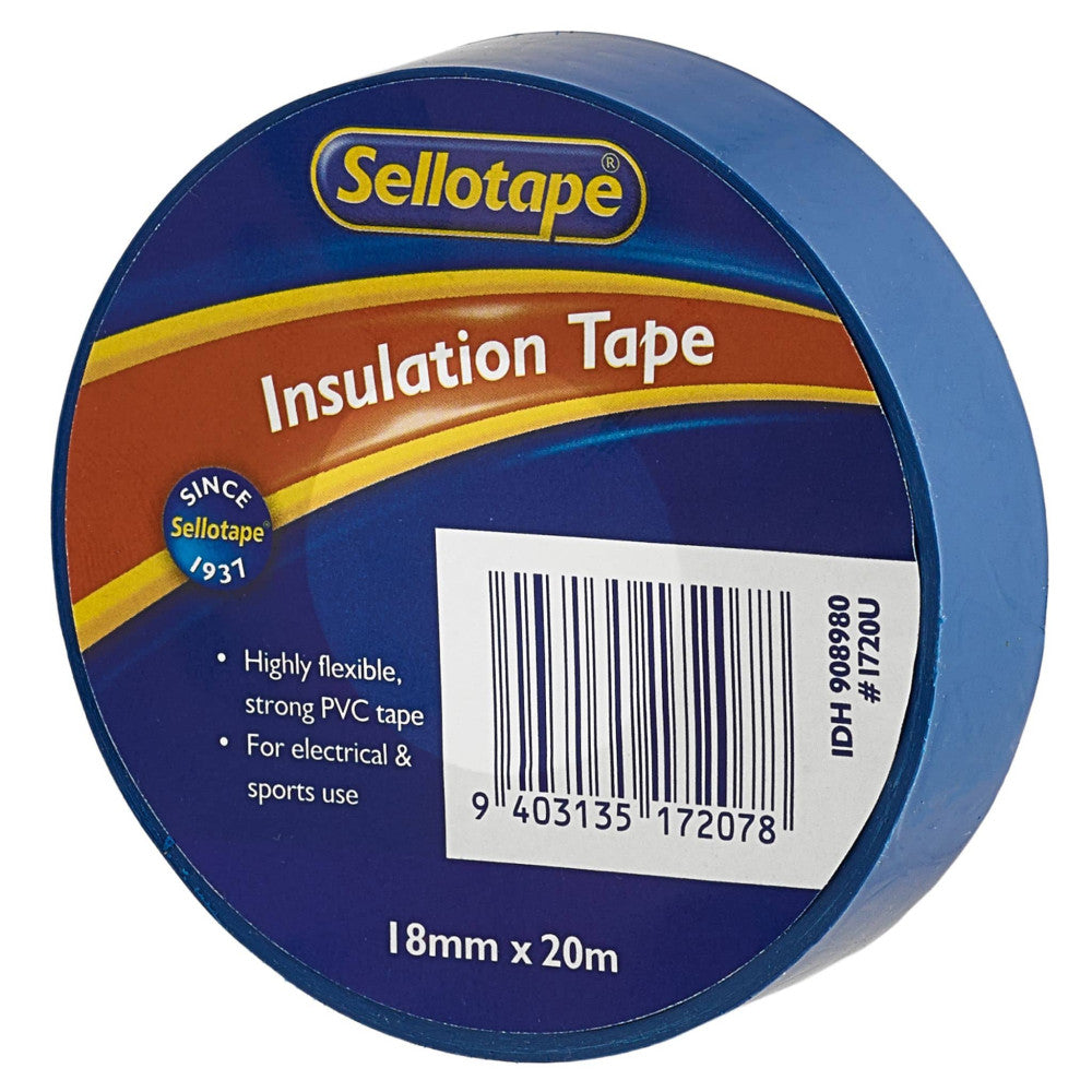 Sellotape 1720U Insulation Blue 18mmx20m Pk 10