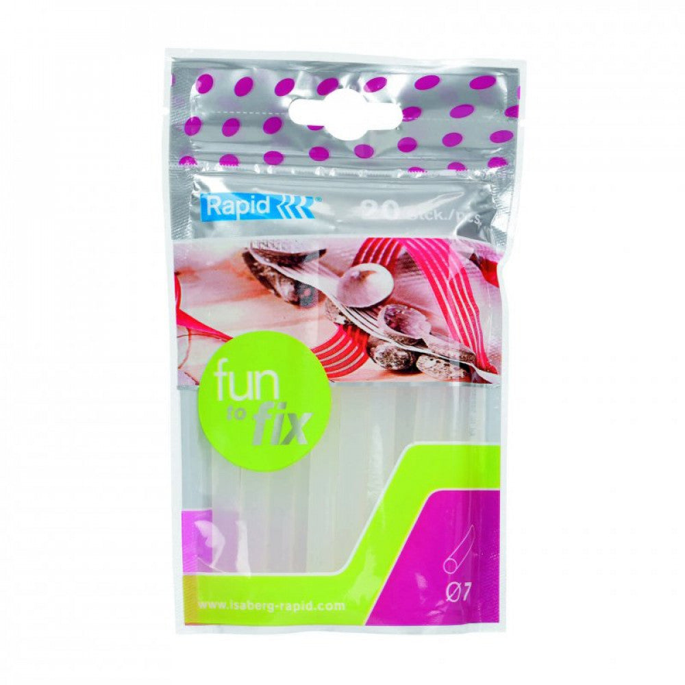 Rapid F2F Glue Sticks Clear 7mm 80g
