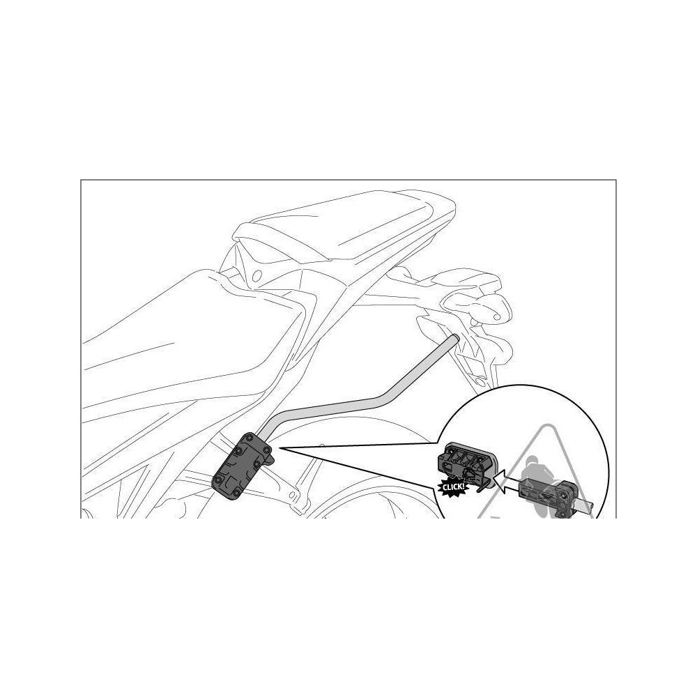 Sw - Motech Blaze Panniers Quick Lock Spacer Bar Must Use High Bags