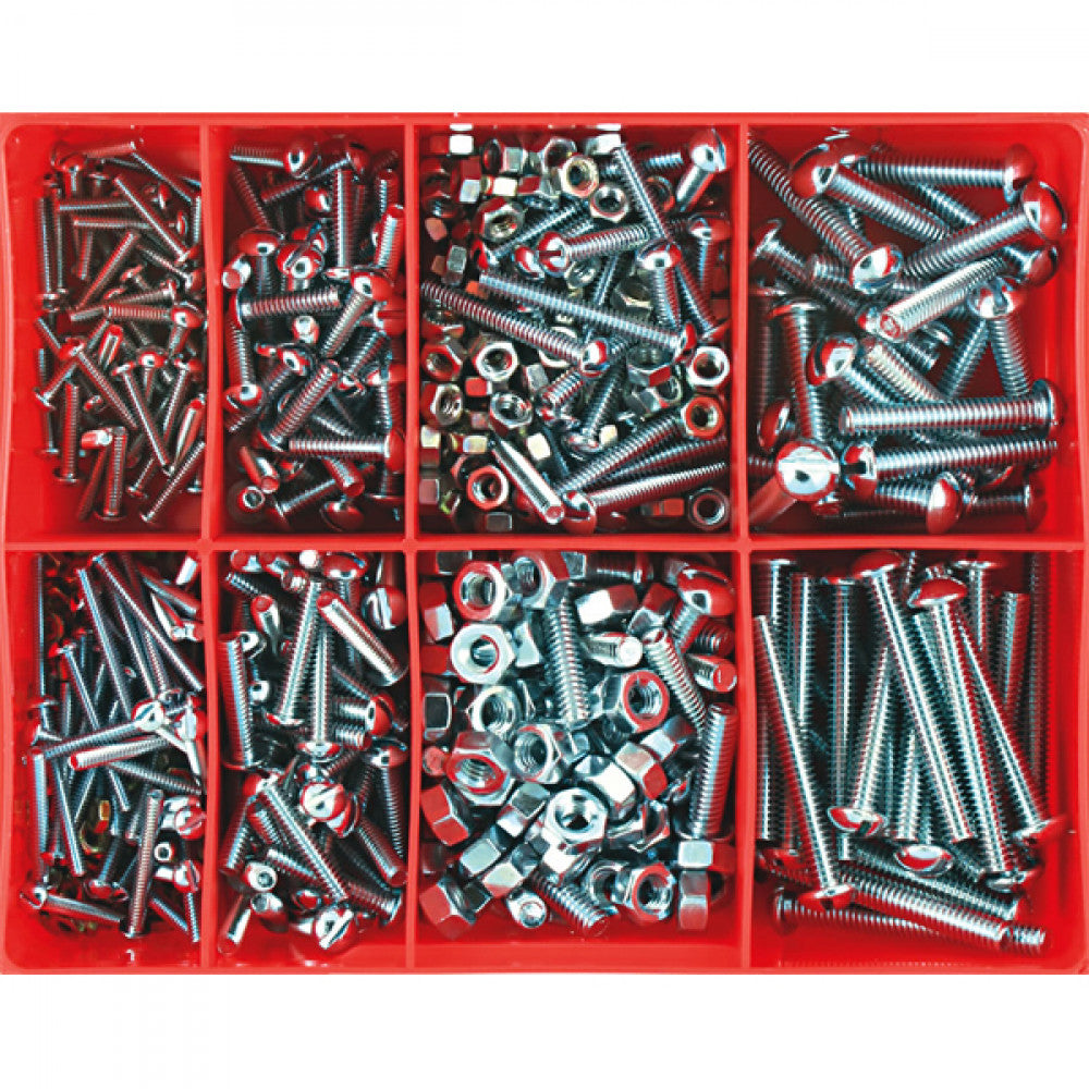 360Pc Machine Screw & Nut Assortment