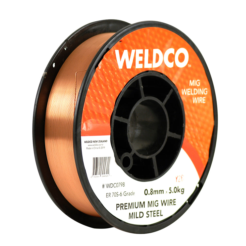 Weldco MIG Wire M/S 0.8mm x 5Kg Gas Shield