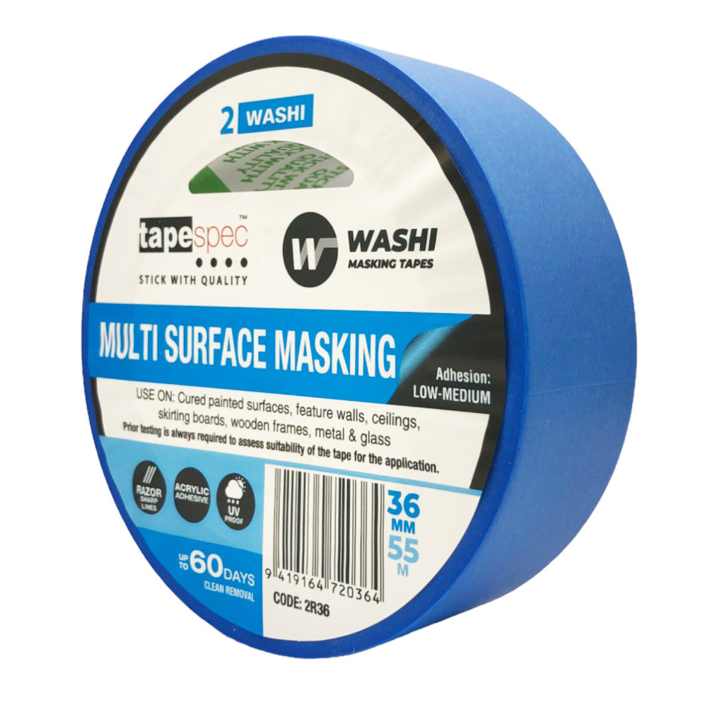 Multi Surface Washi Masking Tape 36mm x 50m - 2R36