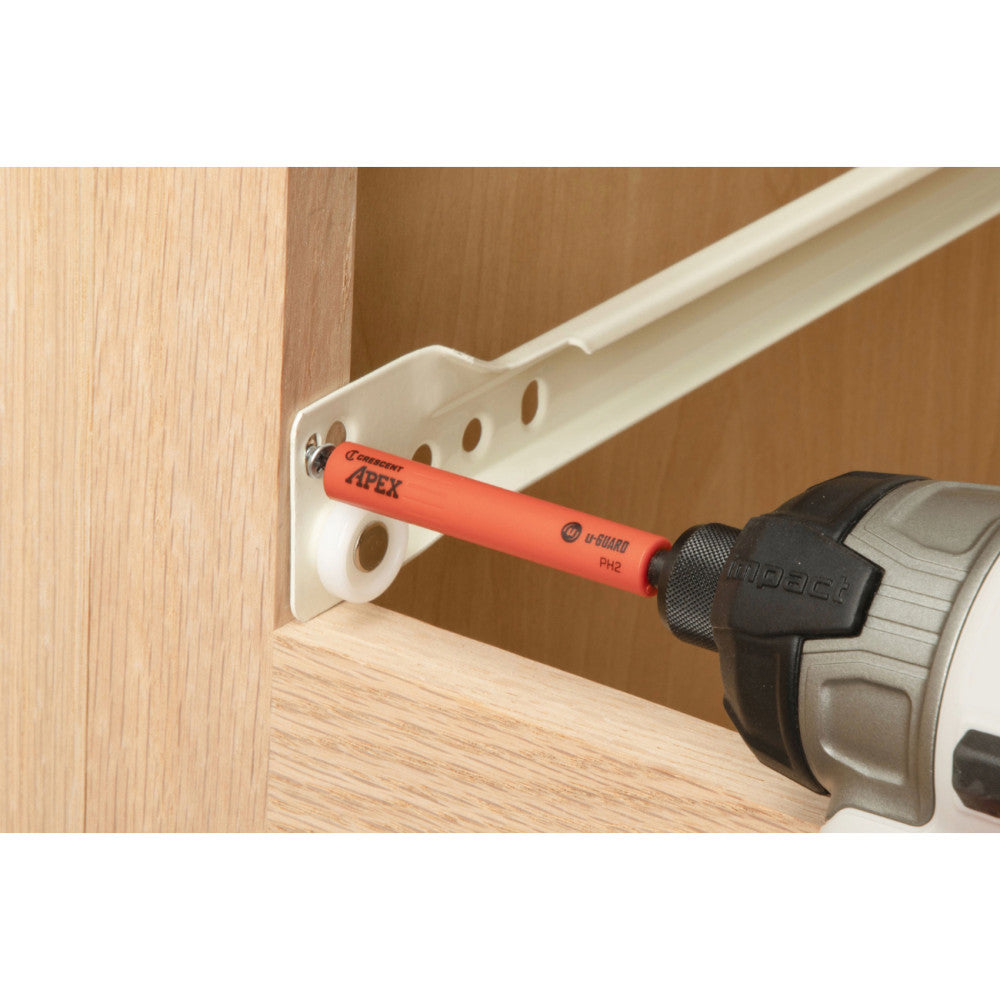 Crescent #2 x 3-1/2" Phillips® U-GUARD™ Covered Impact Power Bit - 2 Pack