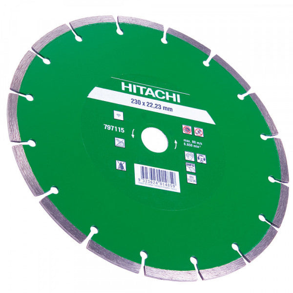 HIKOKI & Hitachi 230mm Segmented Diamond Wheel