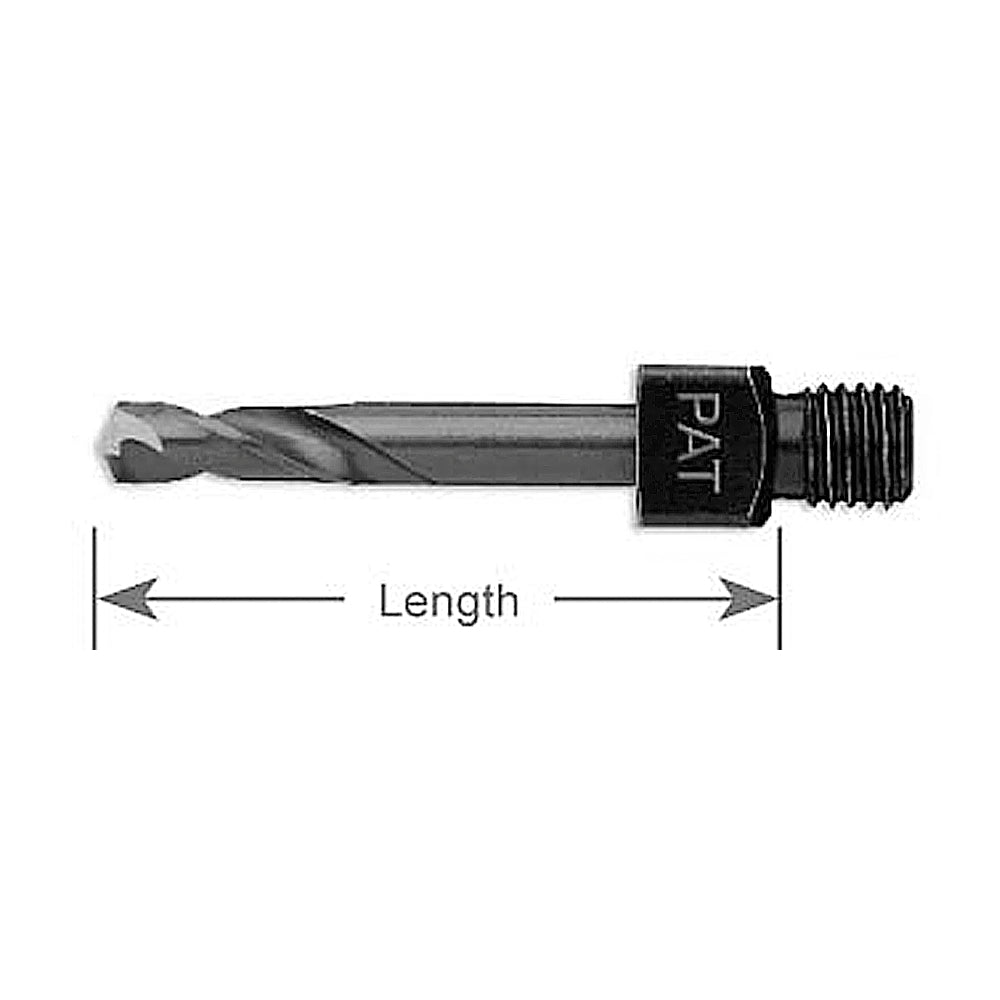 3/32" HSS Short 1" Length 1/4-28 Threaded Shank Drill