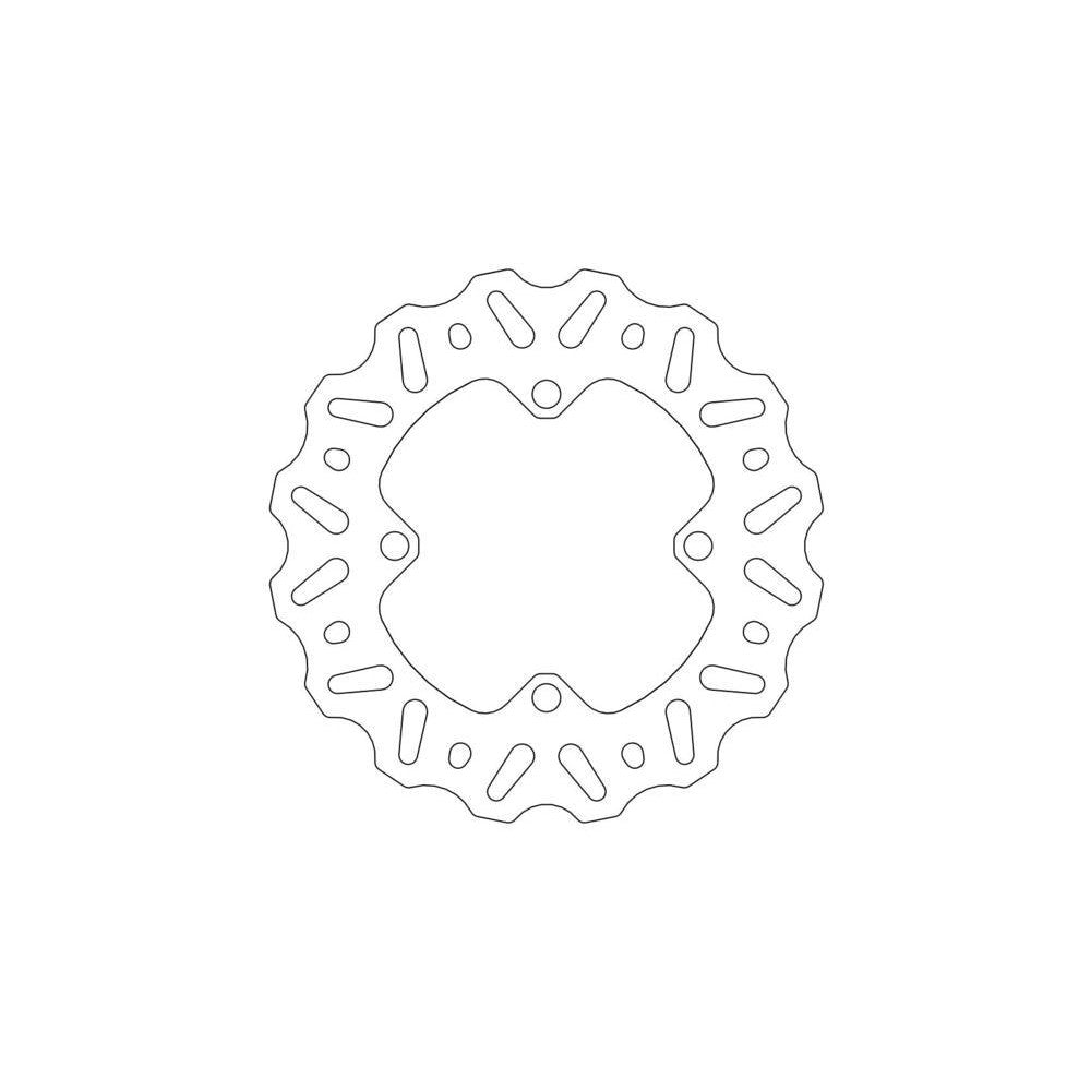 Brake Rotor Moto Master Nitro Rear Kawasaki Kx85 01-21 Kx100 01-20