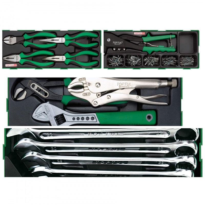 Tool Kit 429pc Green Toptul  TAAA1001K429