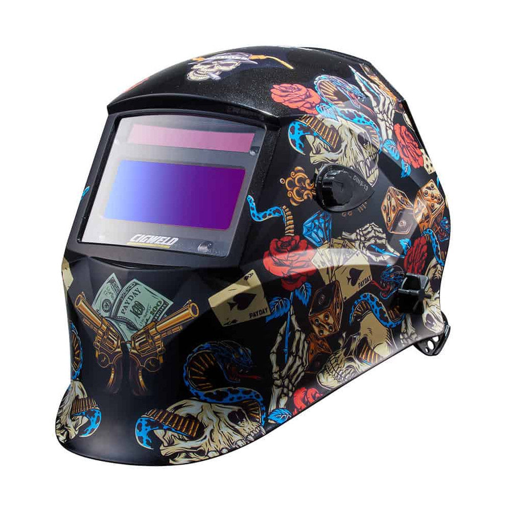 Cigweld WH Arcmaster 649 Auto Welding Helmet - Payday - WHAM1649