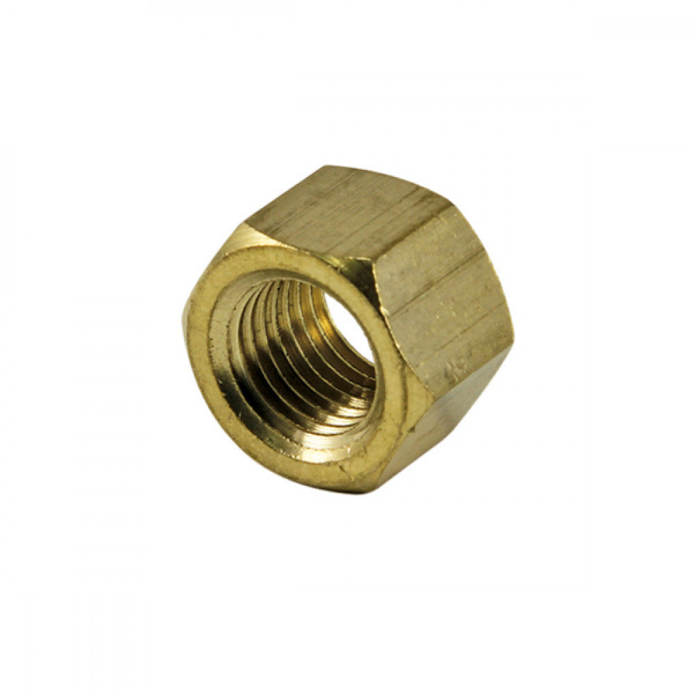 7/16in Unc Brass Manifold Nut - 4Pk
