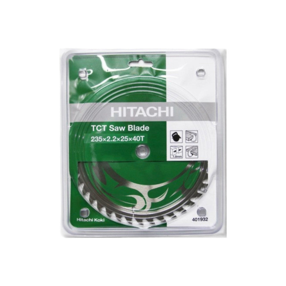 HiKOKI 235mm TCT 40T Blade - 25mm Bore