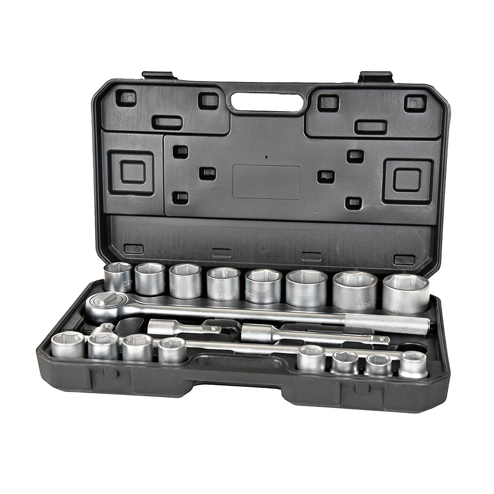 Trades Pro 3/4Dr 21pc Metric Socket Set