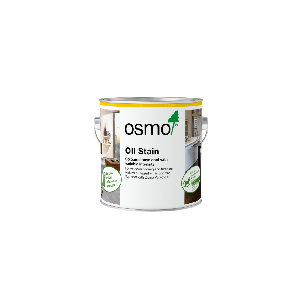 Osmo Oil Stain - 2.5 Litres, Silver Grey 3512