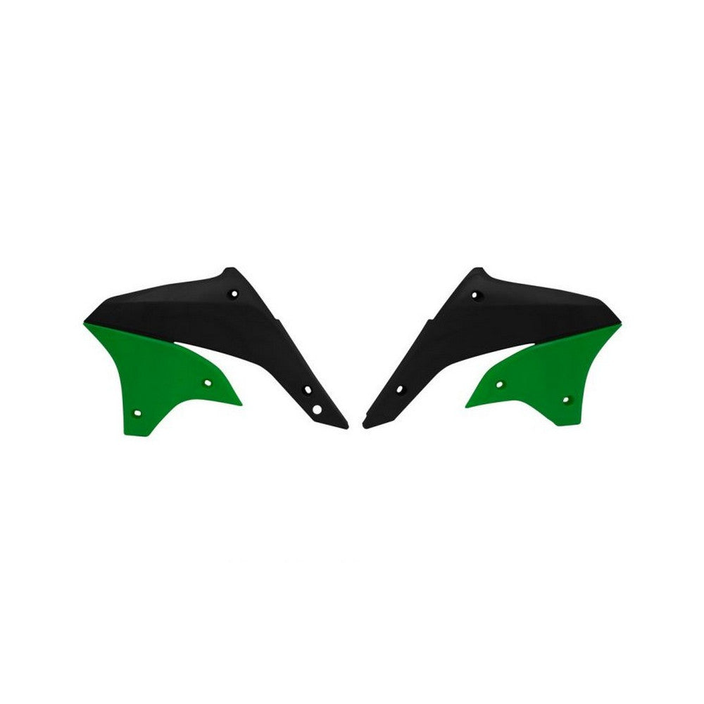 Radiator Shrouds Rtech Kawasaki Klx450R 07-16 Black Green