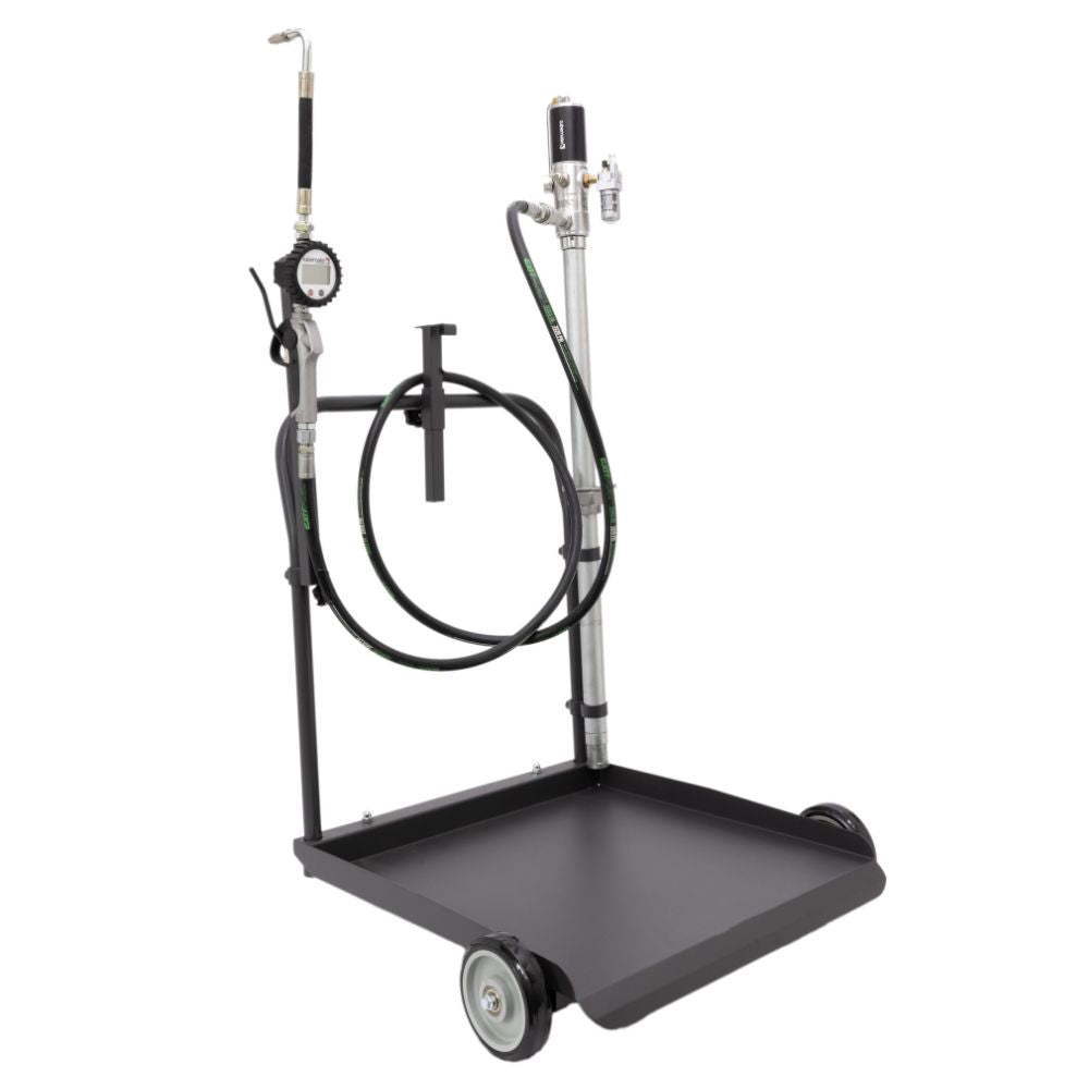 Standard Duty Drum Trolley 205L With L-ARPD3 Hose & Digital Oil Gun