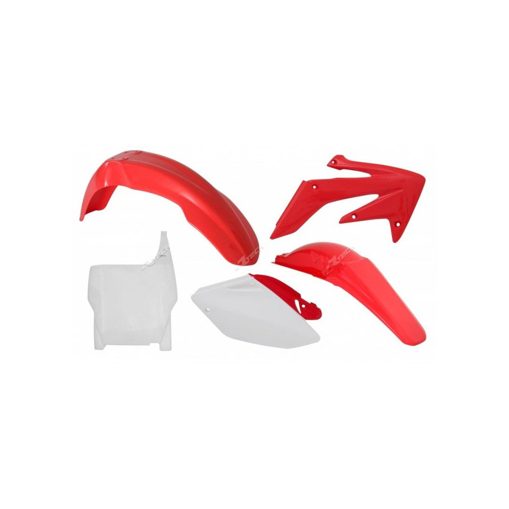 Plastic Kit Rtech Front &Rear Fenders Sidepanels &Radiator Shrouds &Front Number