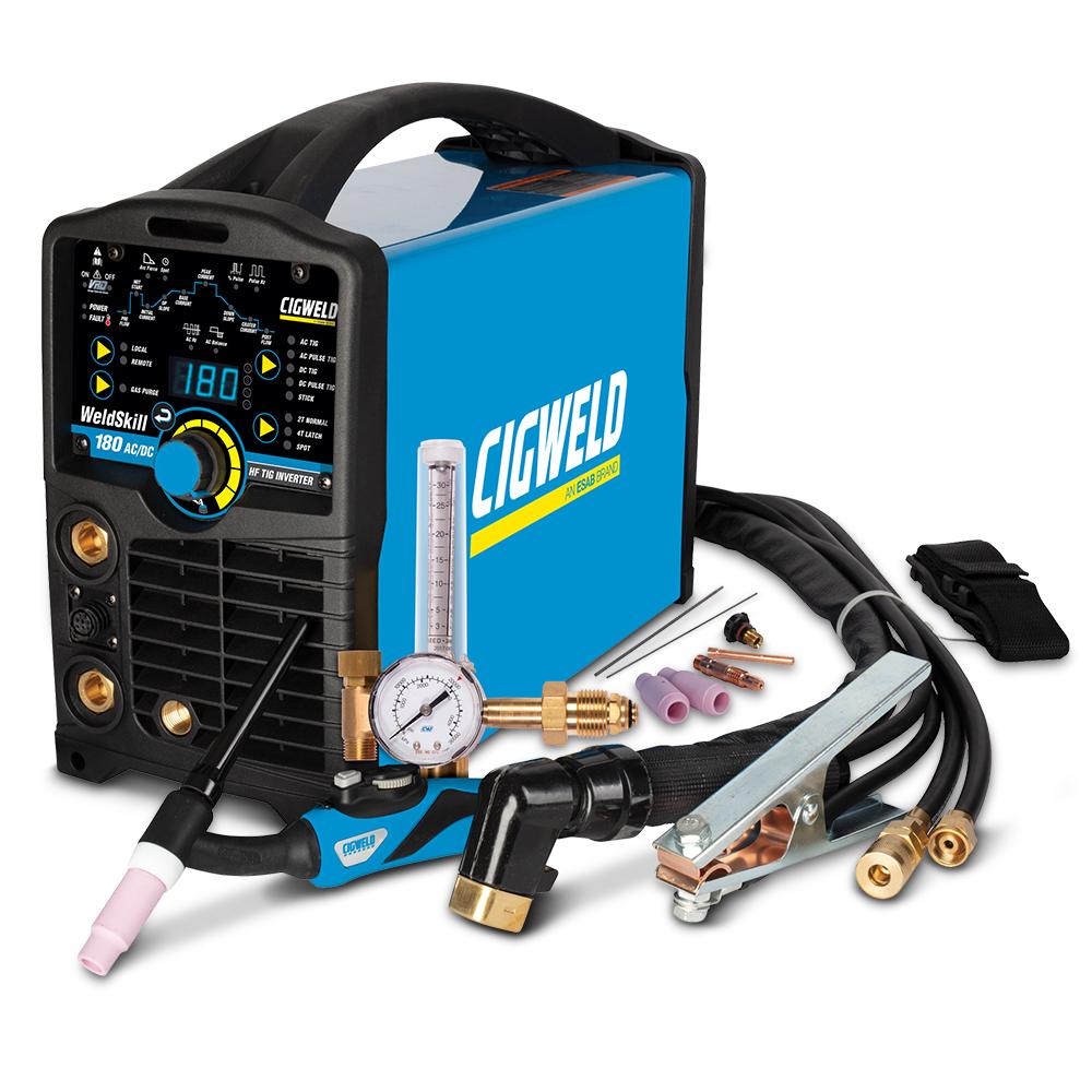Cigweld WeldSkill 180AC/DC TIG Inv. Welder 10AMP - W1008195