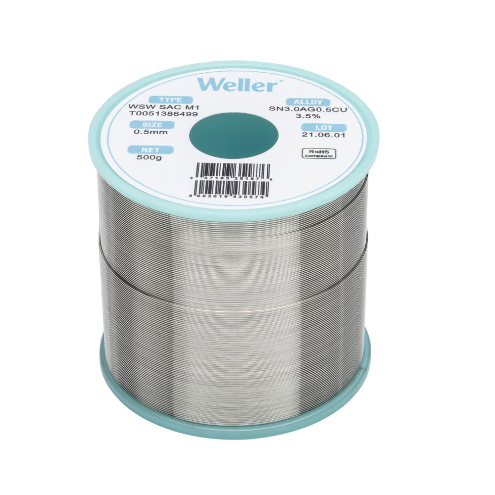Weller WSW SAC 0.5mm M1 Solder Wire - 500g